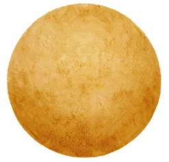 Rund matta 'Aranga Super Soft' 200cm - Gul