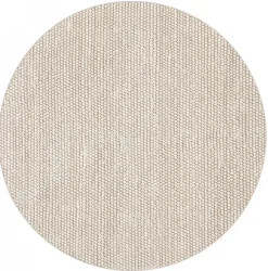 Rund matta 'Avafors' - Beige