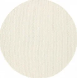 Rund matta 'Coastal' - Cream