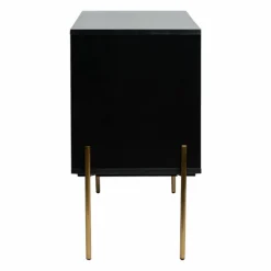 Sideboard 'Frölunda' - Svart/Guld