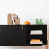 Sideboard 'Frölunda' - Svart/Mässing