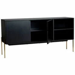 Sideboard 'Frölunda' - Svart/Mässing
