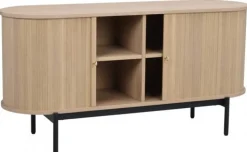 Sideboard 'Haddington' - Vitpigmenterad/Svart