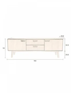 Sideboard 'Juju' Low - Valnöt