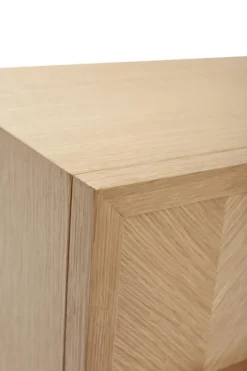 Sidobord 'Herringbone' - Natur