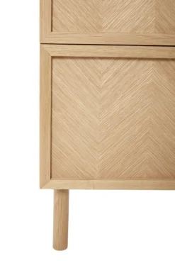 Sidobord 'Herringbone' - Natur
