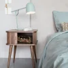 Sidobord/Sängbord 'Barbier' - Valnöt