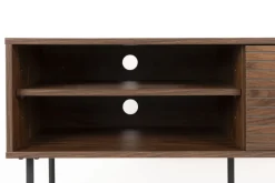 Sidobord 'Stripes Low' 120x42x50 cm - Brun