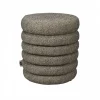 Sittpuff 'Fern' - Brun/Svart