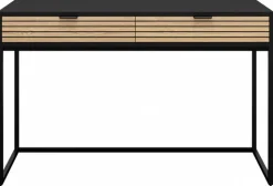 Skrivbord 'Line' - Ek/Svart