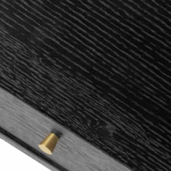 Skrivbord 'Lux' - Svart/Mässing