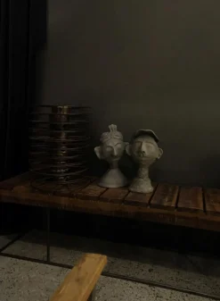 Skulptur 'Sharam' - Ansikte man
