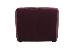 Soffa 'Giada' 1-sits - Plommon