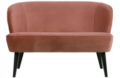 Soffa 'Sara' - Rosa/Sammet