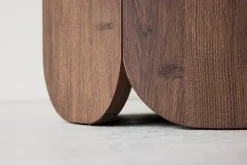 Soffbord 'Björkvik' Runt 60cm - Mocka