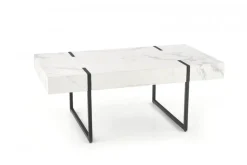 Soffbord 'Blanca' - Vit marmor
