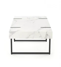 Soffbord 'Blanca' - Vit marmor