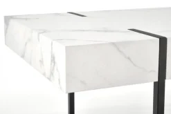 Soffbord 'Blanca' - Vit marmor
