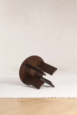 Soffbord 'Créme' Runt 55 cm - Valnöt
