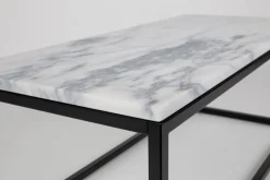 Soffbord 'Marble Power' - Svart/Marmor