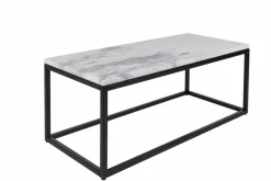Soffbord 'Marble Power' - Svart/Marmor