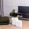 Soffbord 'Ponza' 2 delar - Vit