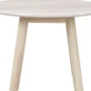Soffbord 'Taransay' Runt 60cm - Beige/Vitpigmenterad