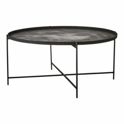 Soffbord 'Thomas' - Svart/järn
