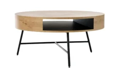 Soffbord 'Vansbro' - Ek/Svart