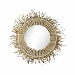 Spegel 'Stina' rund 60cm - Natur