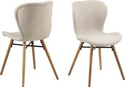 Stol 'Böda' - Beige/Natur