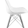 Stol 'Eris' - Vit/Silver