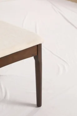 Stol 'Fager' - Valnöt/Beige