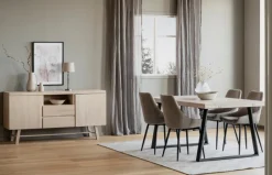 Stol 'Sierra' - Beige/Svart