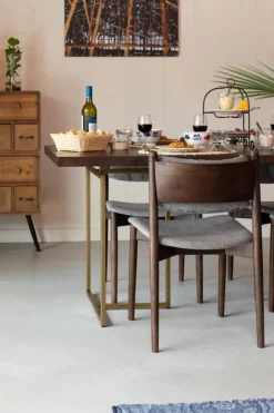 Stol 'Torrance' - Beige/Brun