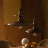 Taklampa 'Cath' 34x34- Brun