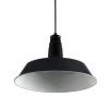 Taklampa Vintage Barn 36cm - Svart