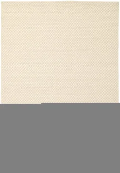 Ullmatta 'Ovelia' - Beige/vit