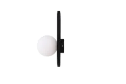 Vägglampa 'Agunnaryd' - Vit/Svart