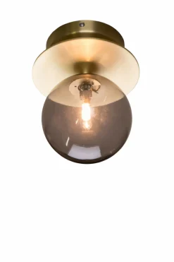 Vägglampa 'Art Deco' - Rökfärgad
